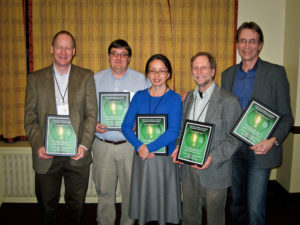 2013 Awardees- A.J. Both, Henry Imberti, Chieri Kubota, Gary Stutte & Mark Romer